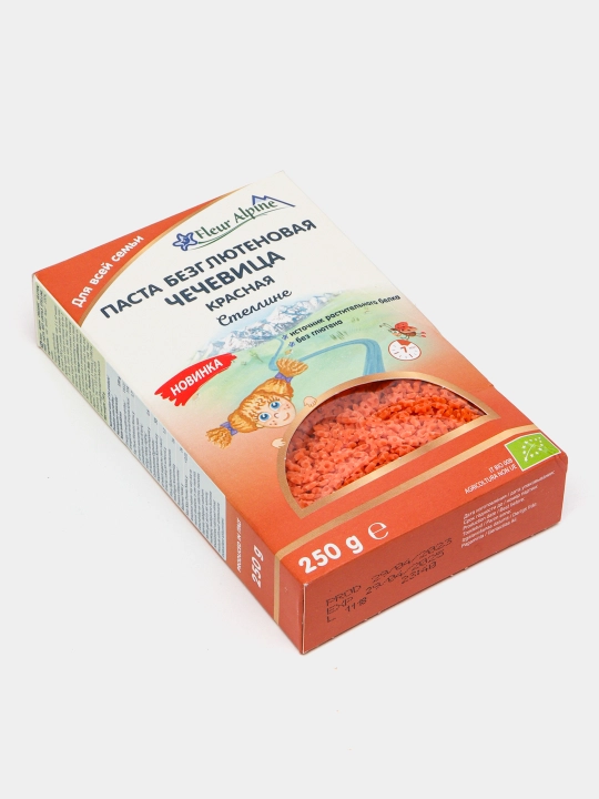 Glutensiz pasta "Yulduzlar" yasmiqlari Fleur Alpine, 250/10