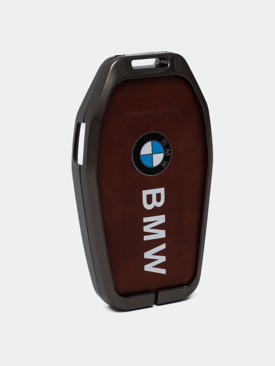 Чехол для автомобильного ключа BMW, коричневый цвет