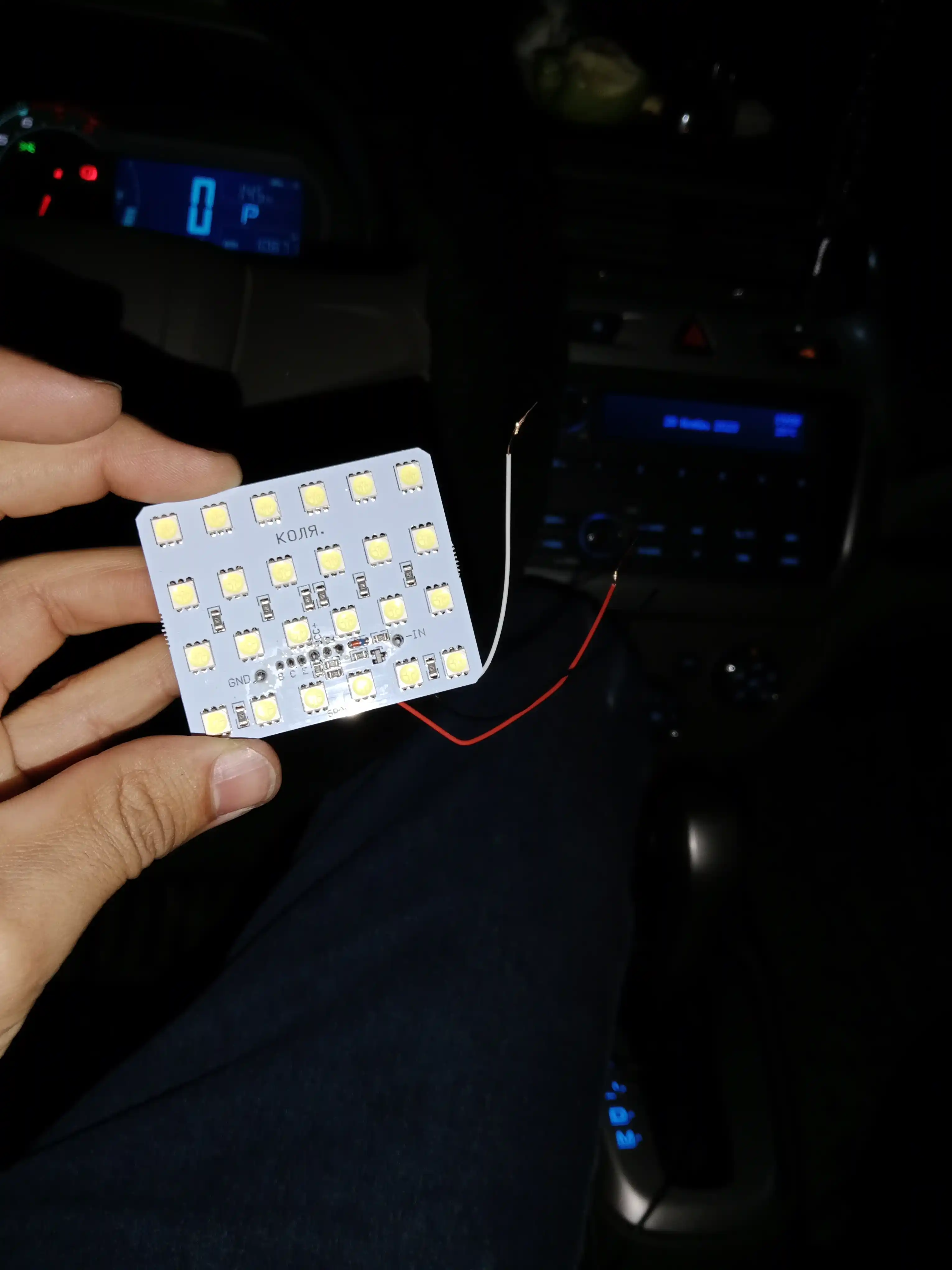 LED chiroq shiftdagi ichki yoritish, Matiz, Spark, Nexia 1 - 2, Lacetti, Gentra uchun