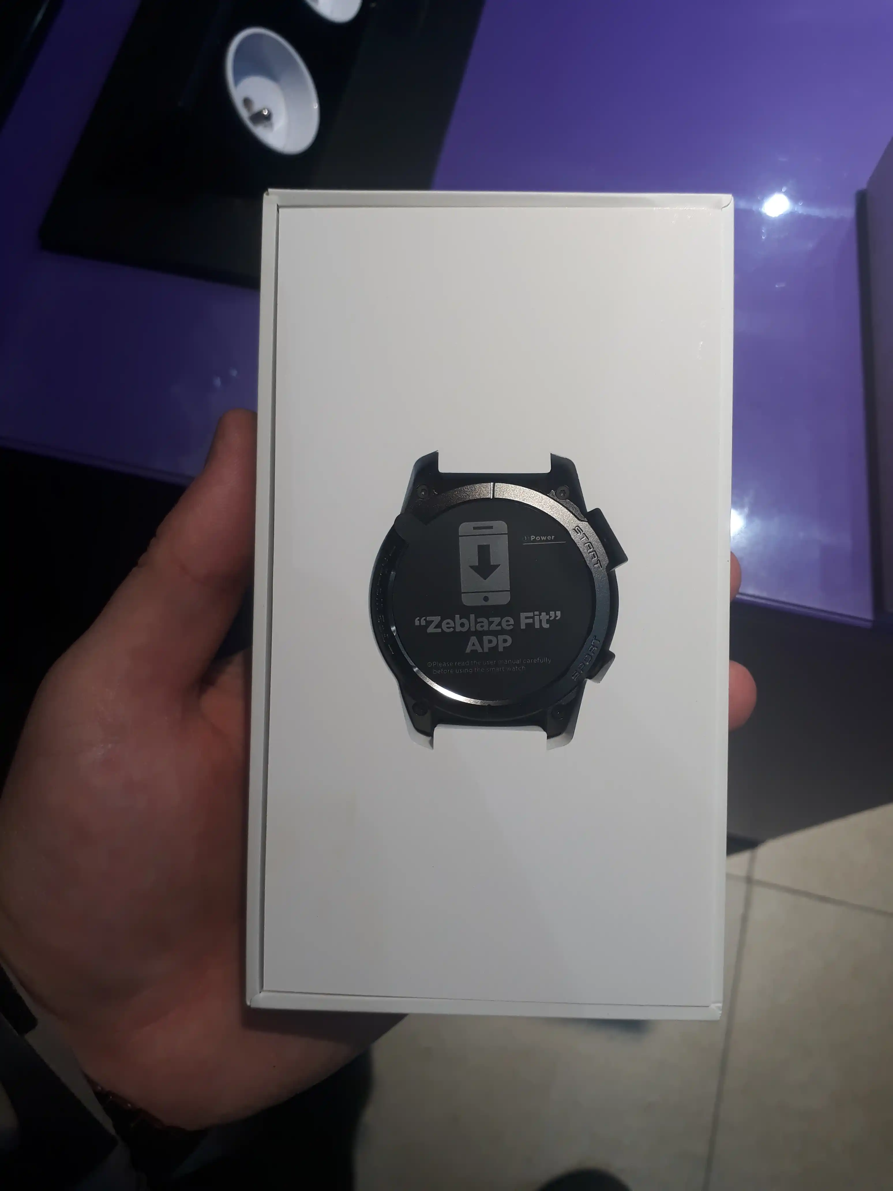 Smart watch Zeblaze Stratos 3 AMOLED 466x466, GPS, Bluetooth qo'ng'iroq, IP68, puls SpO2