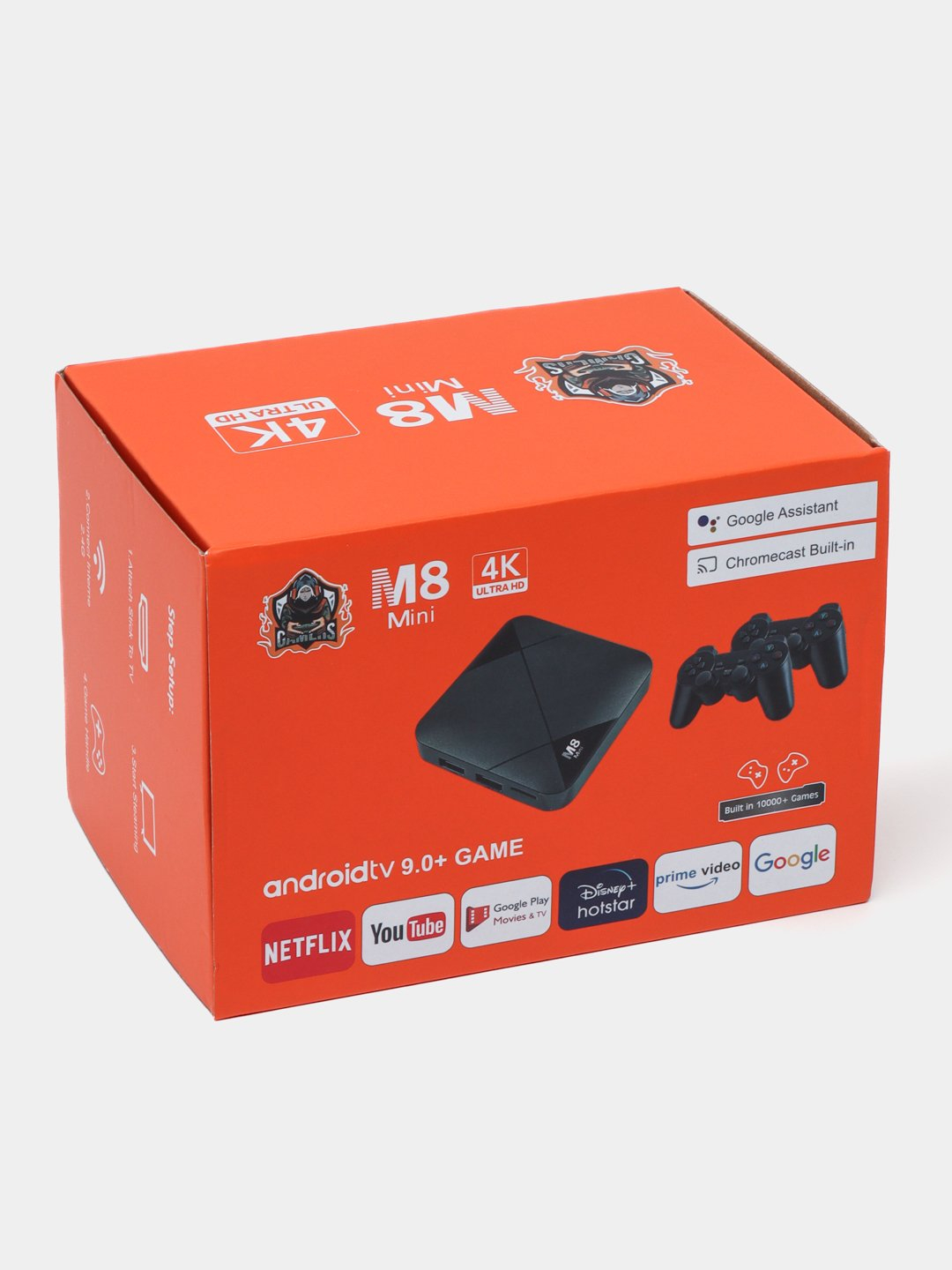 Smart TV Box Game Stick M8 Mini с Android TV 9.0, с двумя джойстиками,  10000 игр купить по низким ценам в интернет-магазине Uzum (829845)