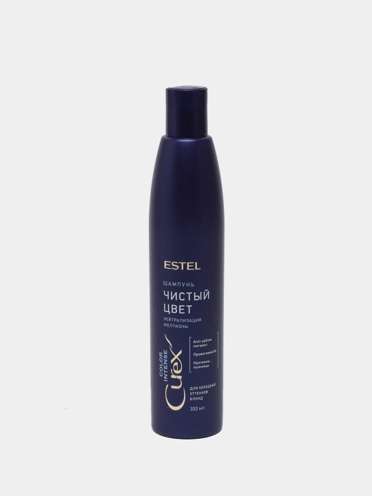 Sariq ranglarning sovuq soyalari uchun "toza rang" shampuni СUREX COLOR INTENSE, 300 ml