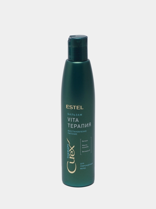 Shikastlangan sochlar uchun "Vita terapiyasi" balzami Estel Curex Therapy, 250 ml