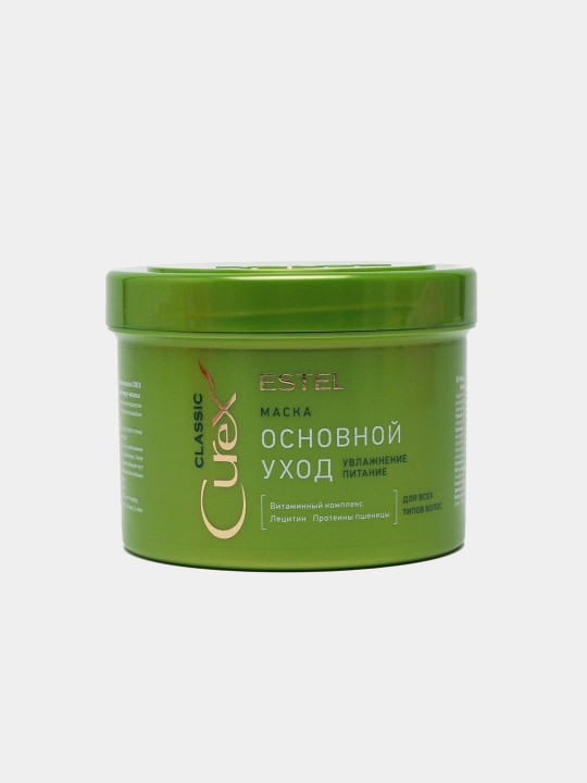 Niqob barcha soch turlari uchun asosiy parvarish Estel Curex Classic, 500 ml