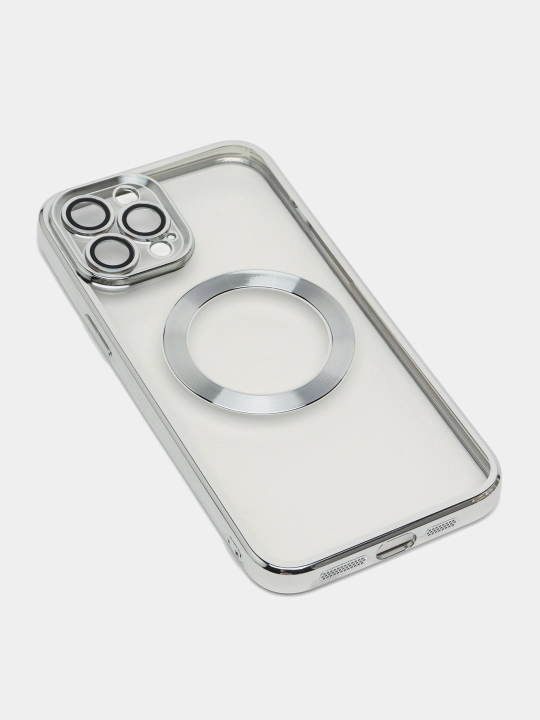 Чехол MagSafe iPhone 11 12 13 14 / Pro Max / Plus прозрачный магнитный
