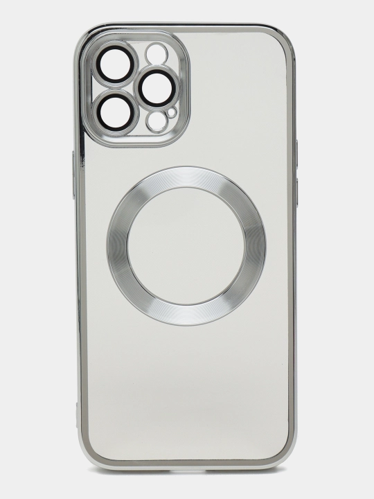 Чехол MagSafe iPhone 11 12 13 14 / Pro Max / Plus прозрачный магнитный - 