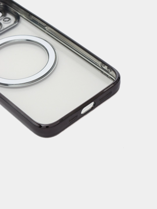 Чехол MagSafe iPhone 11 12 13 14 / Pro Max / Plus прозрачный магнитный