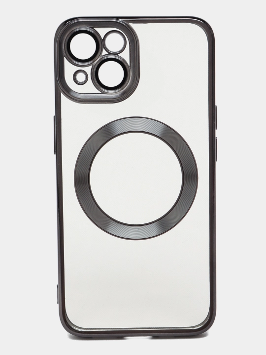 Чехол MagSafe iPhone 11 12 13 14 / Pro Max / Plus прозрачный магнитный - 