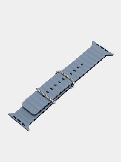 Силиконовый ремешок Ultra для смарт-часов Apple Watch, 42/44/45/49 мм — MITOSH-01584-СЕРЫЙ