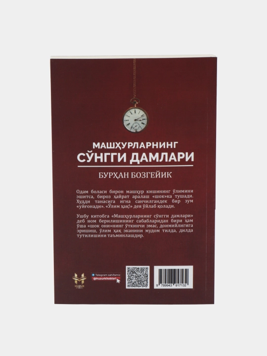 Машхурларнинг сунгги дамлари, Бурхан Бозгейик