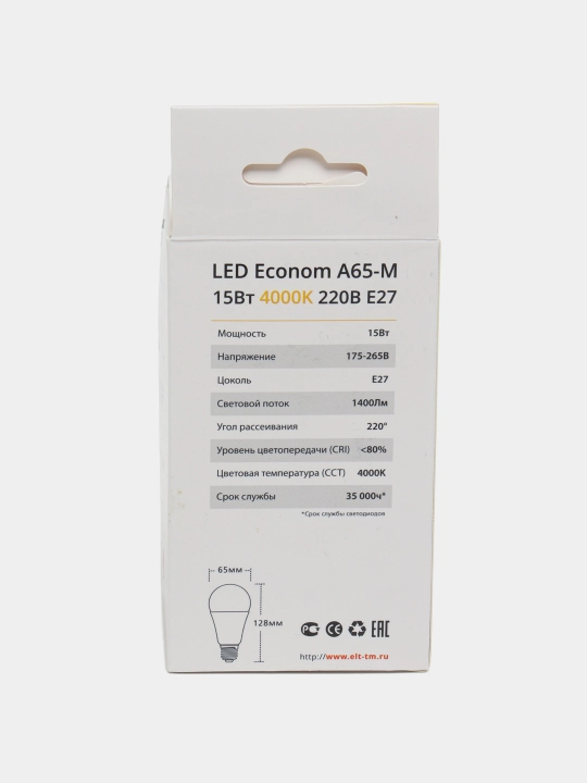 LED chiroq LED Econom A60-M 15W E27 4000K ELT