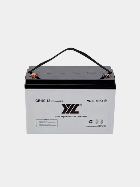 Gel elektrolitli qo'rg'oshin kislotali akkumulyator GEL 100-12, 12V100Ah, JYC