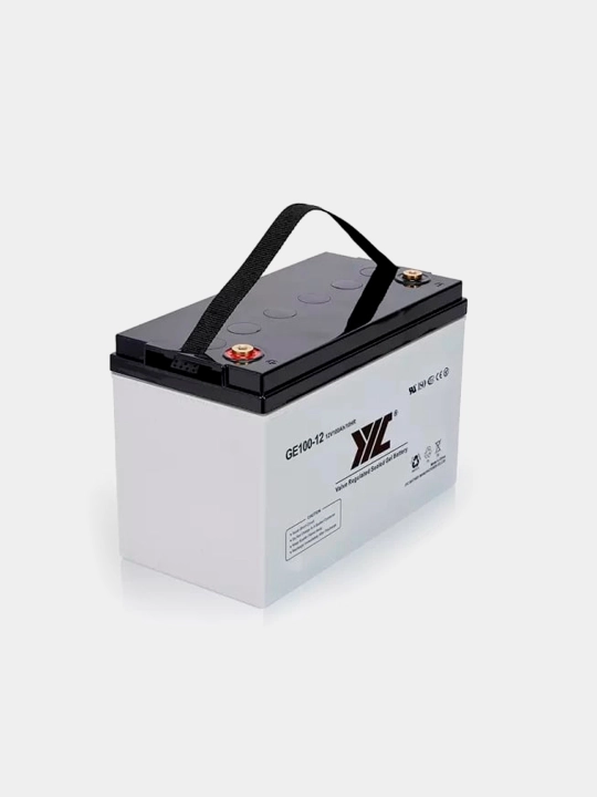 Gel elektrolitli qo'rg'oshin kislotali akkumulyator GEL 100-12, 12V100Ah, JYC