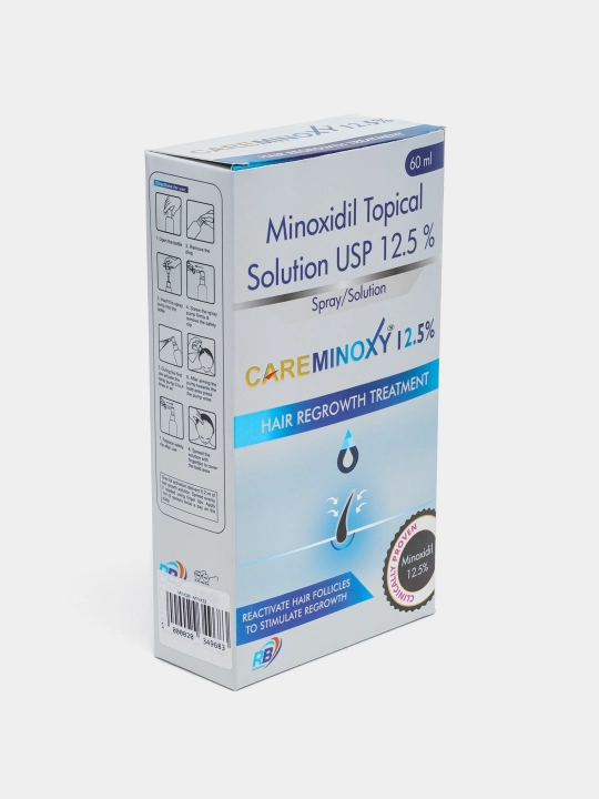 Soqol o'stirish mahsuloti Minoxidil Careminoxy 12.5%