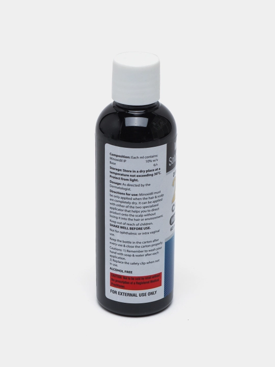 Soch uchun eritma Derma 24 Karat Minoksidil Topical Solution 10%, 60 ml
