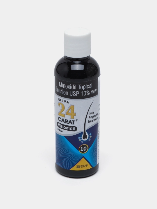 Soch uchun eritma Derma 24 Karat Minoksidil Topical Solution 10%, 60 ml - 