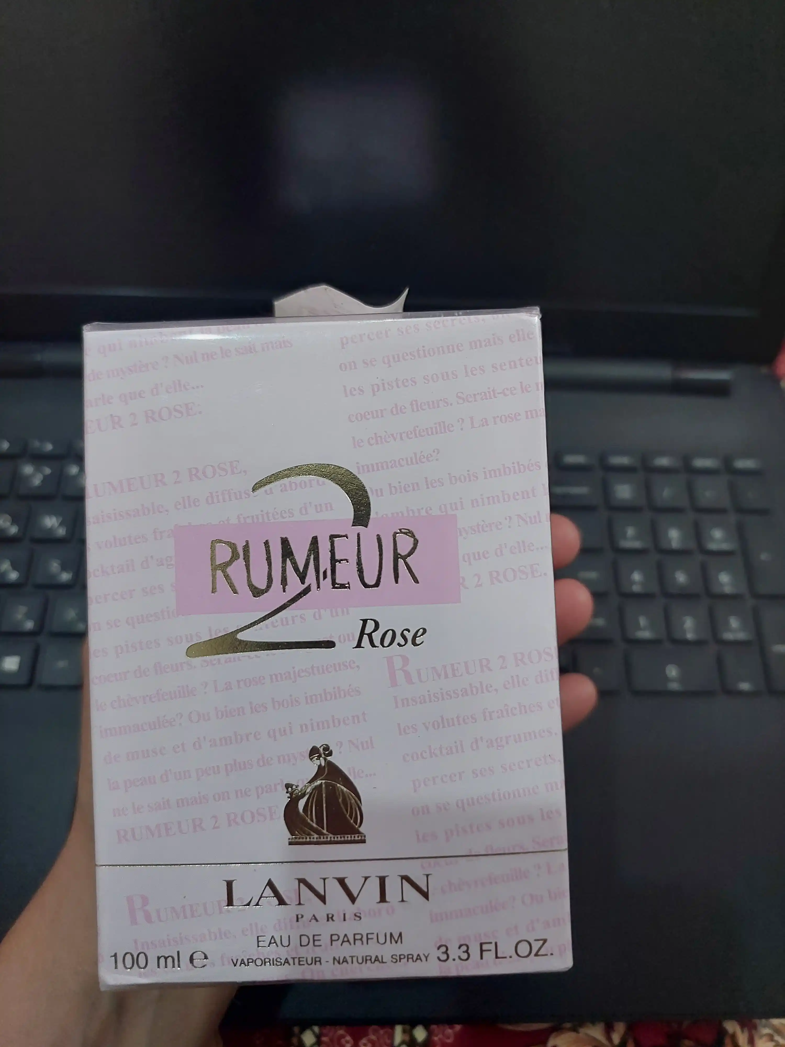 Parfyumlangan suv Lanvin Rumeur 2 Rose, ayollar uchun, 100 ml, Fransiya