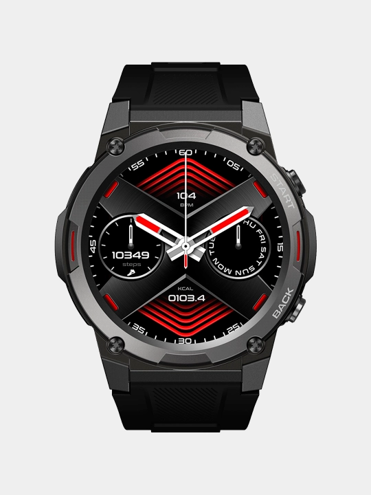 Aqlli soat Zeblaze Vibe 7 Pro, AMOLED ekranli, Bluetooth qo‘ng‘iroq, yurak urishi va SpO₂