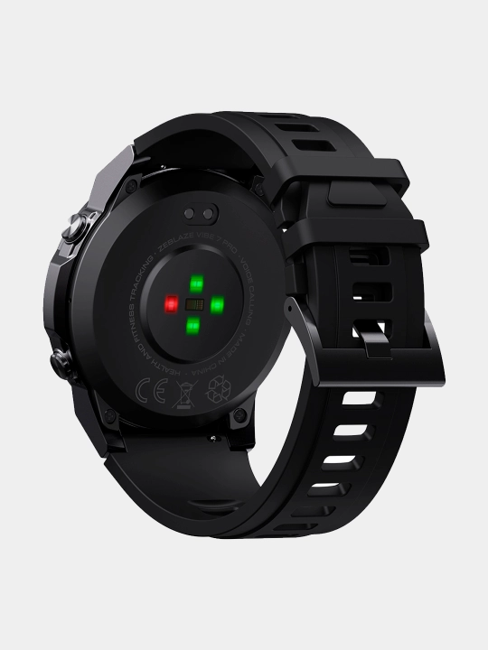 Aqlli soat Zeblaze Vibe 7 Pro, AMOLED ekranli, Bluetooth qo‘ng‘iroq, yurak urishi va SpO₂