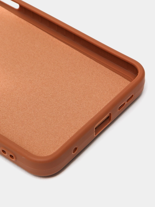 Redmi note 12 4G uchun g'ilof, оrqasida zamonaviy 3D naqsh bilan ayiq va mikki sichqoncha