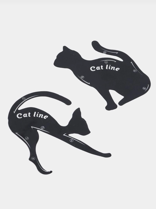 Трафареты для макияжа "Кошки" Cat Line, для четких стрелок и подводки глаз