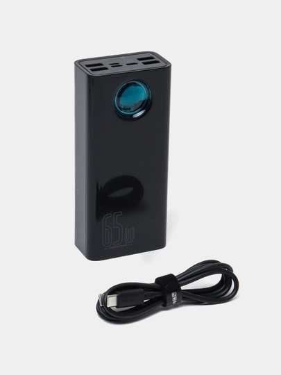 Внешний аккумулятор Baseus 65W 26800мАч, мощность 65Вт,  PD, QC, FCP SCP