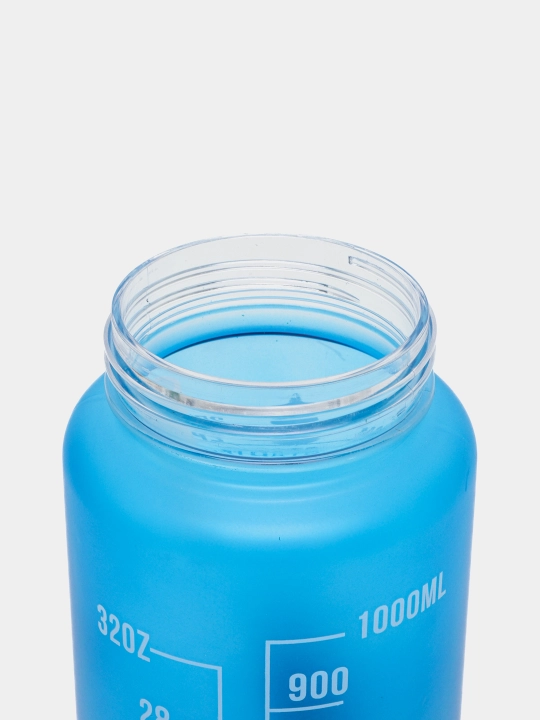 Fitnes uchun sport suv idish shishasi, gradient rangli, 1 litr