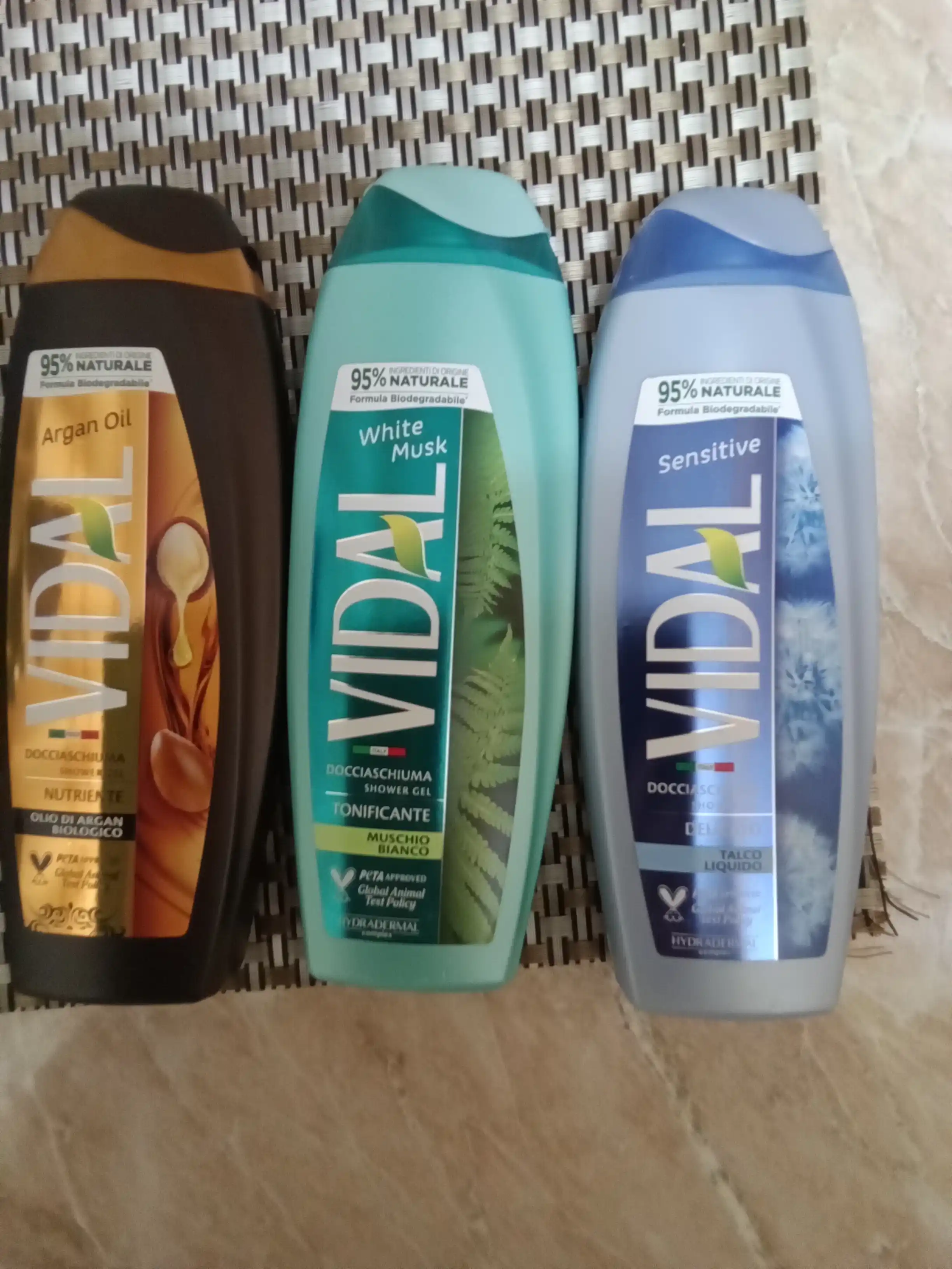 Гель для душа Vidal Talco Liquido, 250 мл