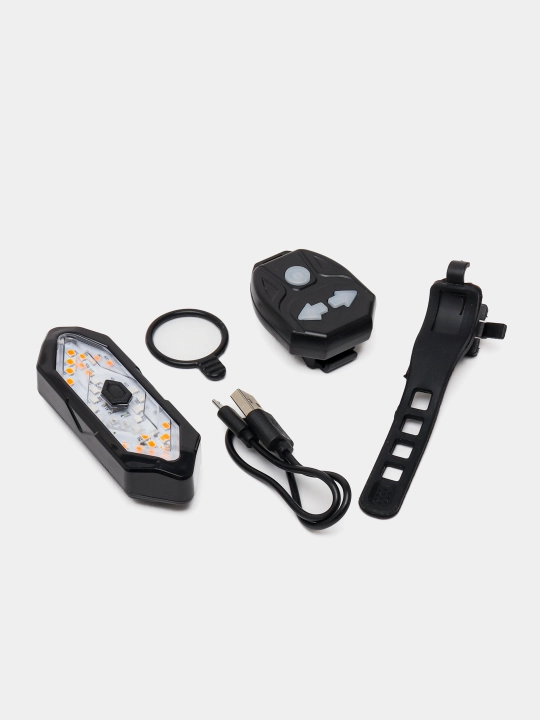 Velosiped uchun burilish chirog'i, sirena, tormoz chiroqining ko'p funksiyali dizayni