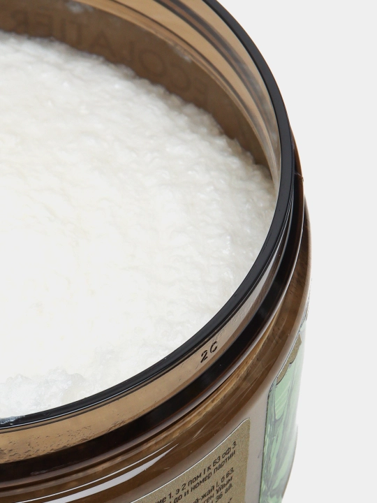 ECL GREEN soch va bosh terisi shampunli skrab ORGANIC COCONUT seriyasi, 300 g
