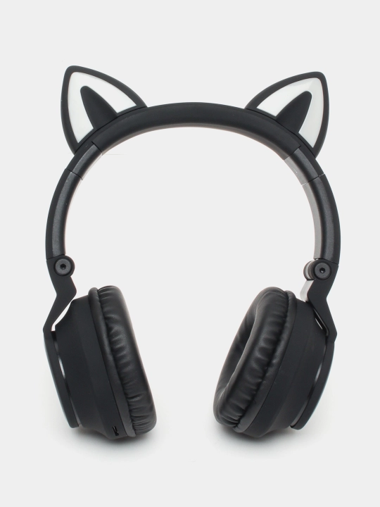 Беспроводные детские наушники Cat ear BT 5.0 черные - 