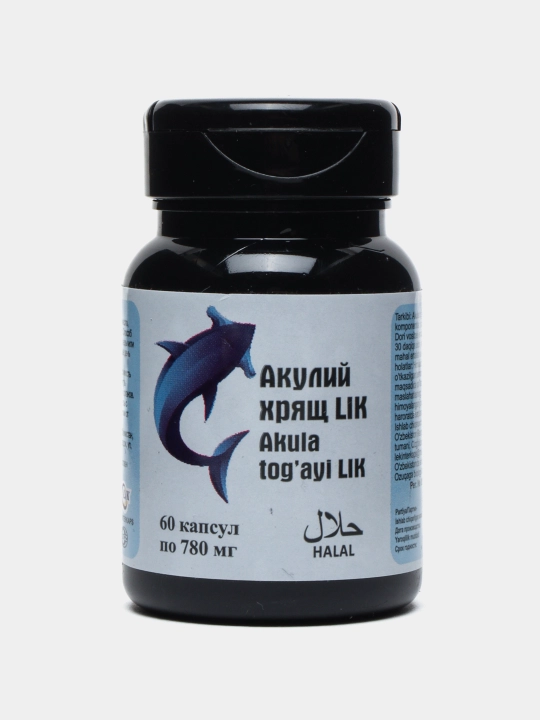 Акулий хрящ LIK, 0.78 г, №60 капсула 