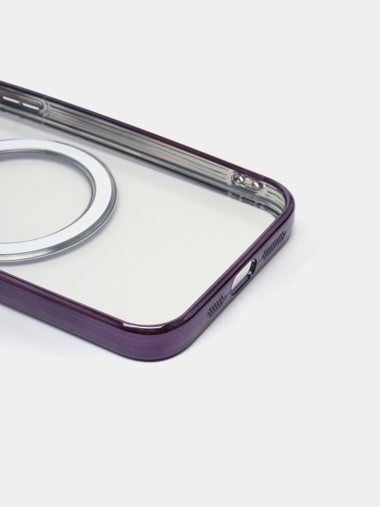 Чехол MagSafe iPhone 11 12 13 14 / Pro Max / Plus прозрачный магнитный