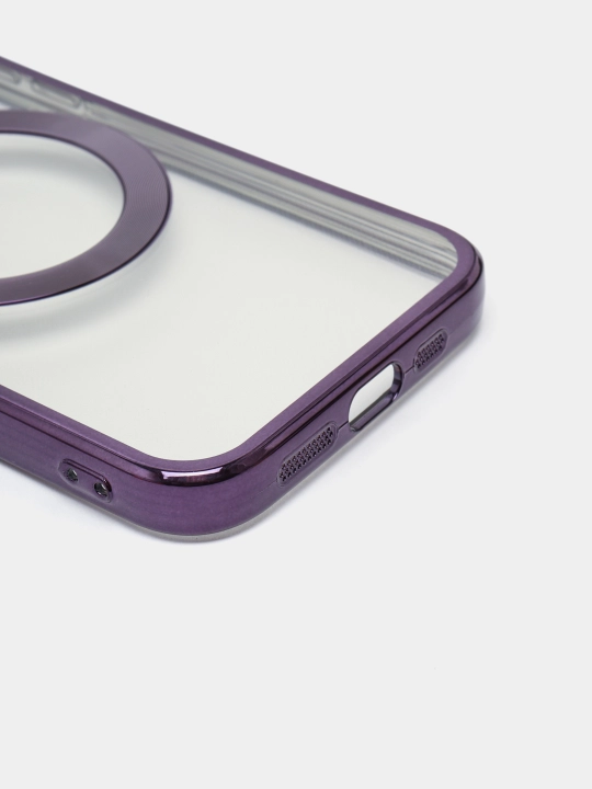 Чехол MagSafe iPhone 11 12 13 14 / Pro Max / Plus прозрачный магнитный
