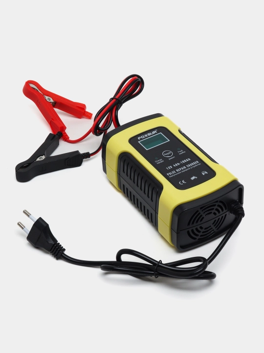 Зарядное устройство Foxsur 12V- 5A, для всех типов аккумуляторов