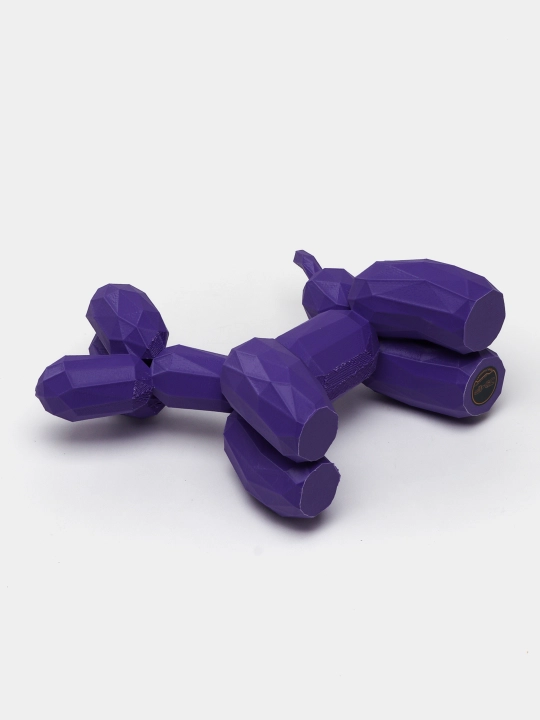 Низко полигональная статуэтка Balloon Dog пластик, 18 см