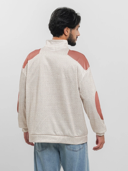 Mikrofiber bosmali erkaklar uchun izolyatsiyalangan jumper