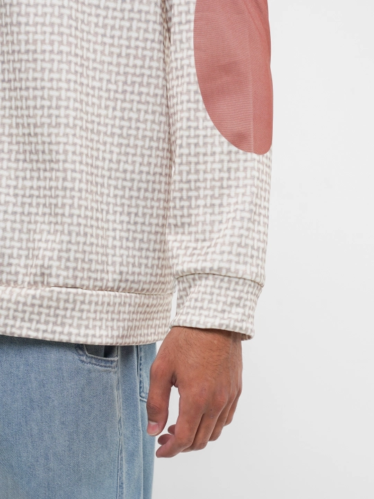 Mikrofiber bosmali erkaklar uchun izolyatsiyalangan jumper