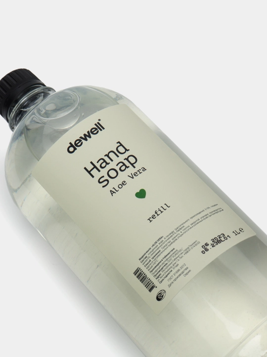 Suyuq sovuni Dewell, Aloe Vera aromali Refill, 1 L