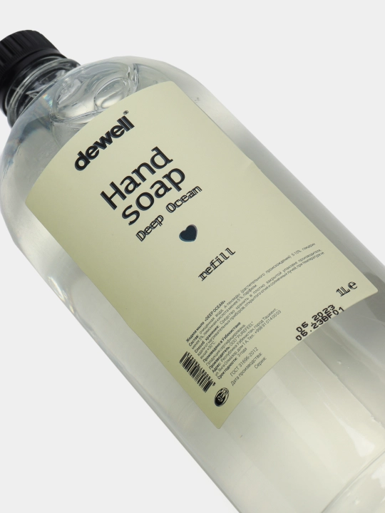 Suyuq sovun Dewell Deep Ocean Refill xushbo'y hid bilan, 1 litr
