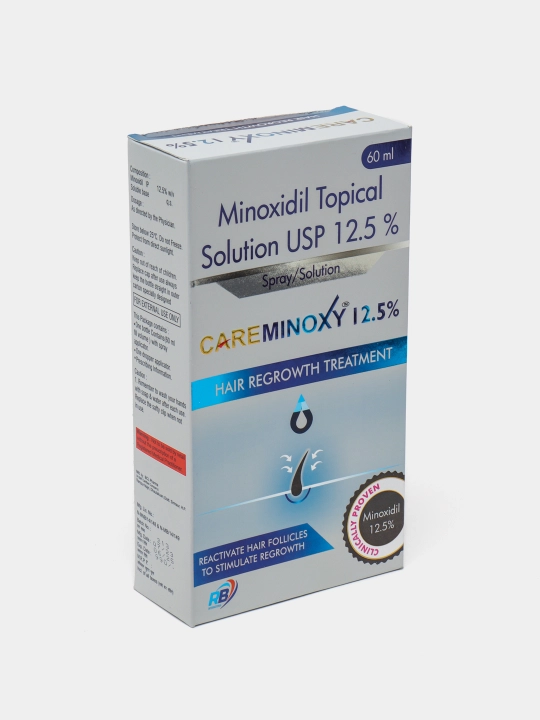 Soqol o'stirish mahsuloti Minoxidil Careminoxy, 12.5%