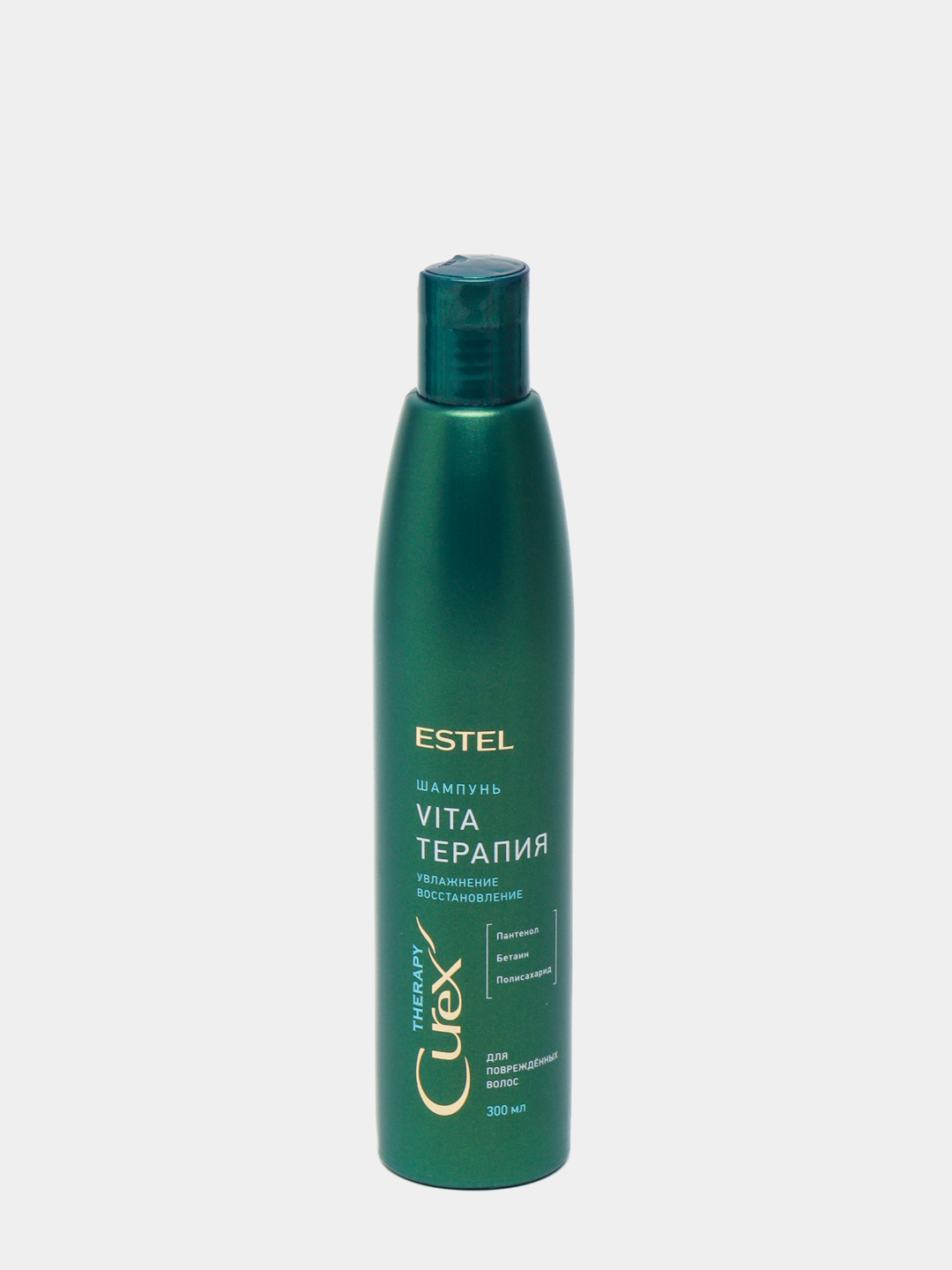 Vita terapiyasi" shampuni Estel Curex Therapy, shikastlangan sochlar uchun, 300 ml