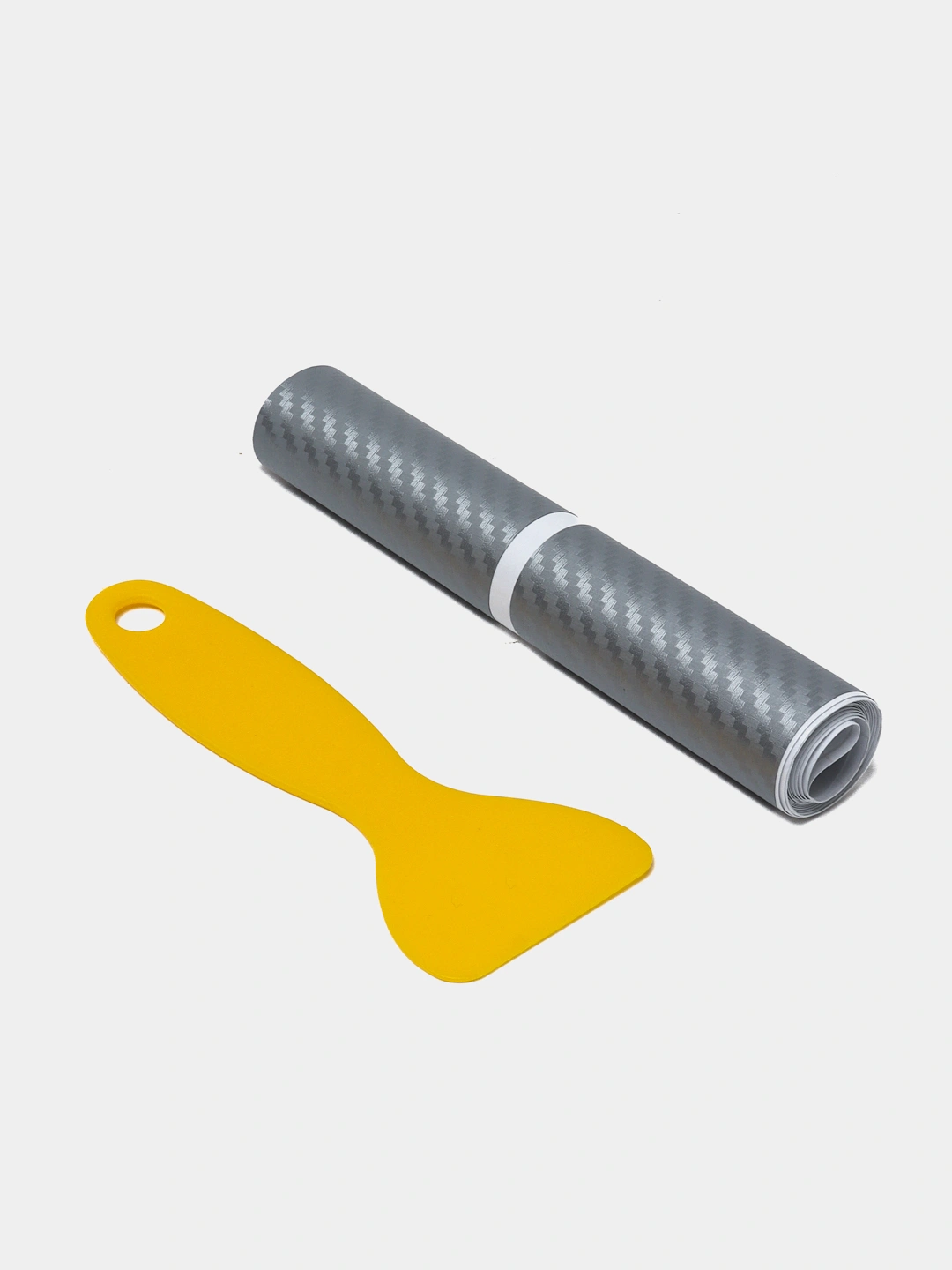 Комплект защитных наклеек на пороги карбон, накладки на пороги авто ...