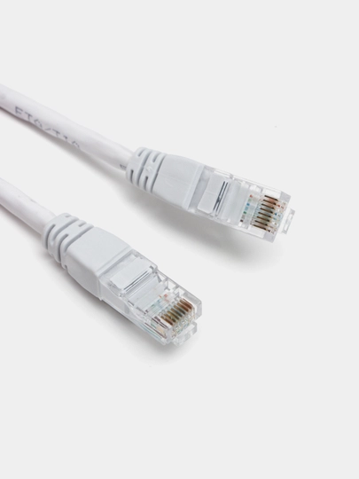 Internet kabeli LAN (Ethernet) CAT6E RJ45 tarmoq kabeli kompyuter, noutbuk va router uchun