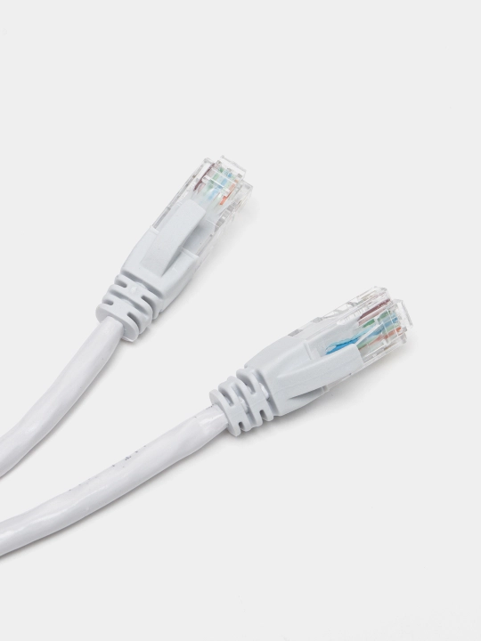 Internet kabeli LAN (Ethernet) CAT6E RJ45 tarmoq kabeli kompyuter, noutbuk va router uchun