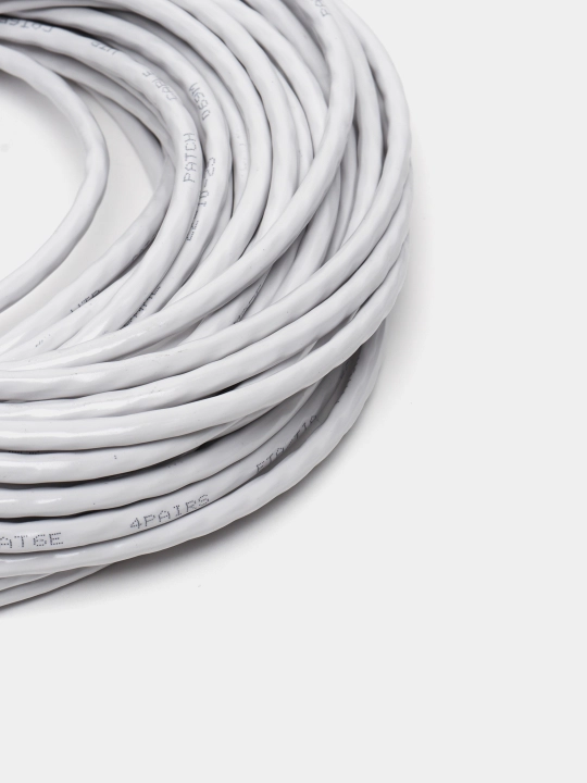 Internet kabeli LAN (Ethernet) CAT6E RJ45 tarmoq kabeli kompyuter, noutbuk va router uchun