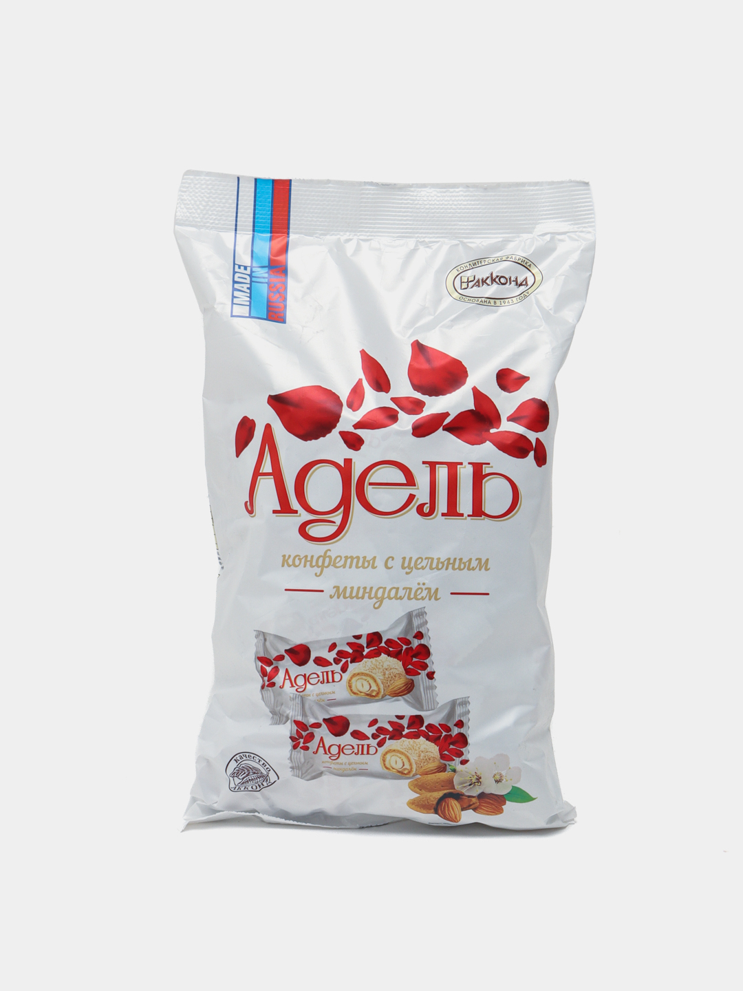 Конфеты Адель в вафельном корпусе с цельным миндалем, 500г купить по ...