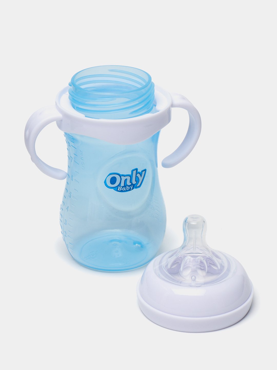 Biberon en plastique pour enfants avec poignées pour l'alimentation et l'eau Only Baby, 260 ml, photo Babyland