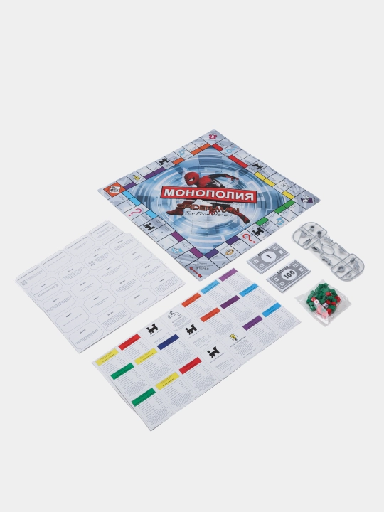 Подарочный набор для игры "Монополия", планшет и коллекционные карточки "Pokemon" и "Naruto"
