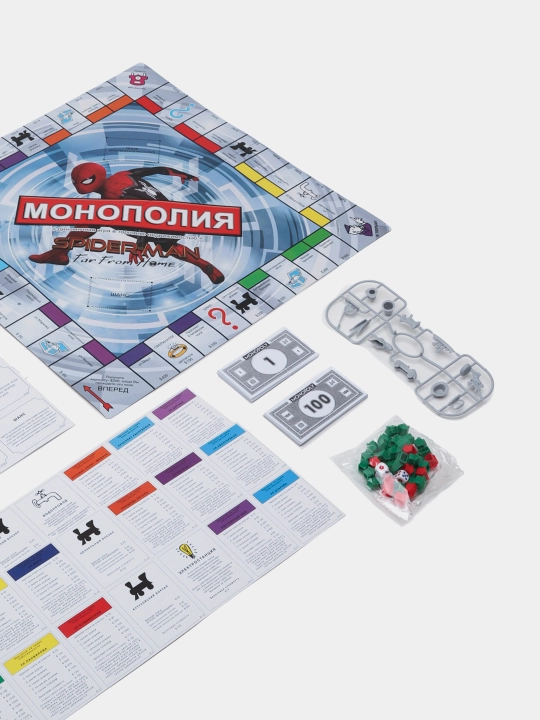 Подарочный набор для игры "Монополия", планшет и коллекционные карточки "Pokemon" и "Naruto"
